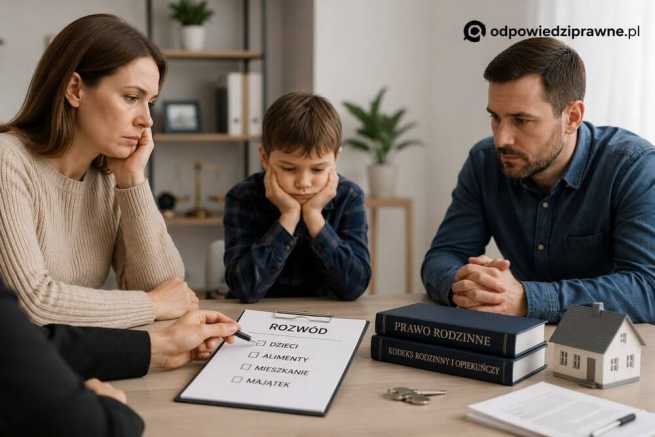 Rozwód krok po kroku: dzieci, alimenty, mieszkanie i majątek